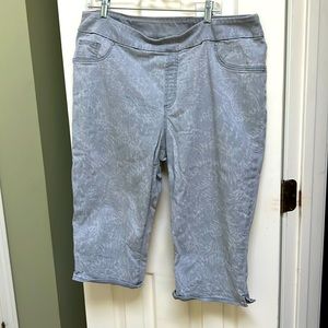 Chicos Jegging Capris. Chicos size 3.5 = size 18.